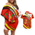 Ethiopia Tigray Revolution Couples Matching Off Shoulder Short Dress and Hawaiian Shirt Emblem Freedom Fighters and Flag