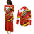 Ethiopia Tigray Revolution Couples Matching Puletasi and Long Sleeve Button Shirt Emblem Freedom Fighters and Flag