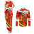Ethiopia Tigray Revolution Couples Matching Tank Maxi Dress and Long Sleeve Button Shirt Emblem Freedom Fighters and Flag