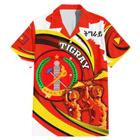 Ethiopia Tigray Revolution Family Matching Mermaid Dress and Hawaiian Shirt Emblem Freedom Fighters and Flag