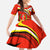 Ethiopia Tigray Revolution Family Matching Summer Maxi Dress and Hawaiian Shirt Emblem Freedom Fighters and Flag