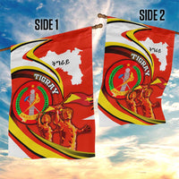 Ethiopia Tigray Revolution Garden Flag Emblem Freedom Fighters and Flag