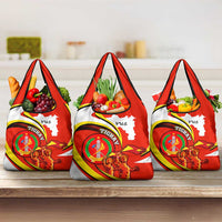 Ethiopia Tigray Revolution Grocery Bag Emblem Freedom Fighters and Flag