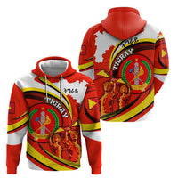 Ethiopia Tigray Revolution Hoodie Emblem Freedom Fighters and Flag