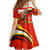 Ethiopia Tigray Revolution Kid Short Sleeve Dress Emblem Freedom Fighters and Flag