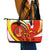 Ethiopia Tigray Revolution Leather Tote Bag Emblem Freedom Fighters and Flag