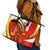 Ethiopia Tigray Revolution Leather Tote Bag Emblem Freedom Fighters and Flag