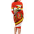 Ethiopia Tigray Revolution Long Sleeve Bodycon Dress Emblem Freedom Fighters and Flag