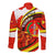Ethiopia Tigray Revolution Long Sleeve Button Shirt Emblem Freedom Fighters and Flag