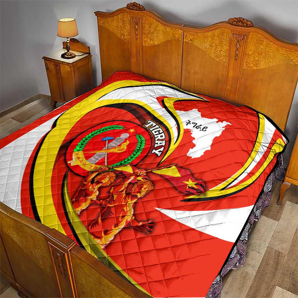 Ethiopia Tigray Revolution Quilt Emblem Freedom Fighters and Flag