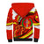 Ethiopia Tigray Revolution Sherpa Hoodie Emblem Freedom Fighters and Flag