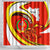 Ethiopia Tigray Revolution Shower Curtain Emblem Freedom Fighters and Flag