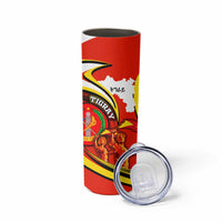 Ethiopia Tigray Revolution Skinny Tumbler Emblem Freedom Fighters and Flag