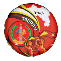 Ethiopia Tigray Revolution Spare Tire Cover Emblem Freedom Fighters and Flag