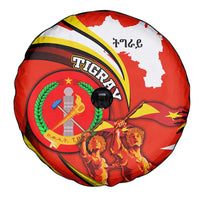 Ethiopia Tigray Revolution Spare Tire Cover Emblem Freedom Fighters and Flag