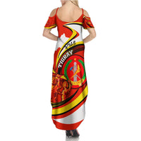 Ethiopia Tigray Revolution Summer Maxi Dress Emblem Freedom Fighters and Flag