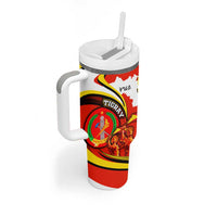 Ethiopia Tigray Revolution Tumbler With Handle Emblem Freedom Fighters and Flag
