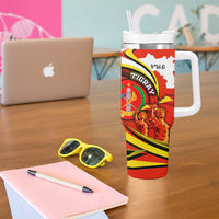 Ethiopia Tigray Revolution Tumbler With Handle Emblem Freedom Fighters and Flag
