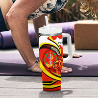 Ethiopia Tigray Revolution Tumbler With Handle Emblem Freedom Fighters and Flag