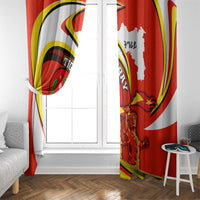 Ethiopia Tigray Revolution Window Curtain Emblem Freedom Fighters and Flag