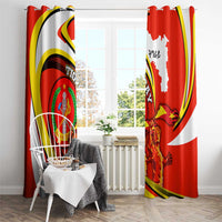 Ethiopia Tigray Revolution Window Curtain Emblem Freedom Fighters and Flag