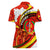 Ethiopia Tigray Revolution Women Polo Shirt Emblem Freedom Fighters and Flag