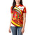 Ethiopia Tigray Revolution Women Polo Shirt Emblem Freedom Fighters and Flag