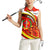 Ethiopia Tigray Revolution Women Sleeveless Polo Shirt Emblem Freedom Fighters and Flag
