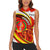 Ethiopia Tigray Revolution Women Sleeveless Polo Shirt Emblem Freedom Fighters and Flag