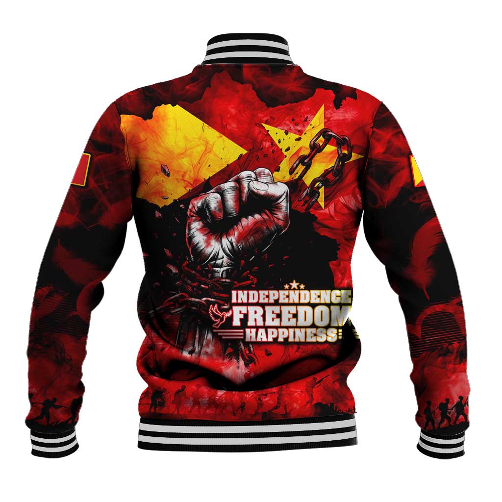 I Stand with Tigray Baseball Jacket Tigray Independence - Fist of Freedom