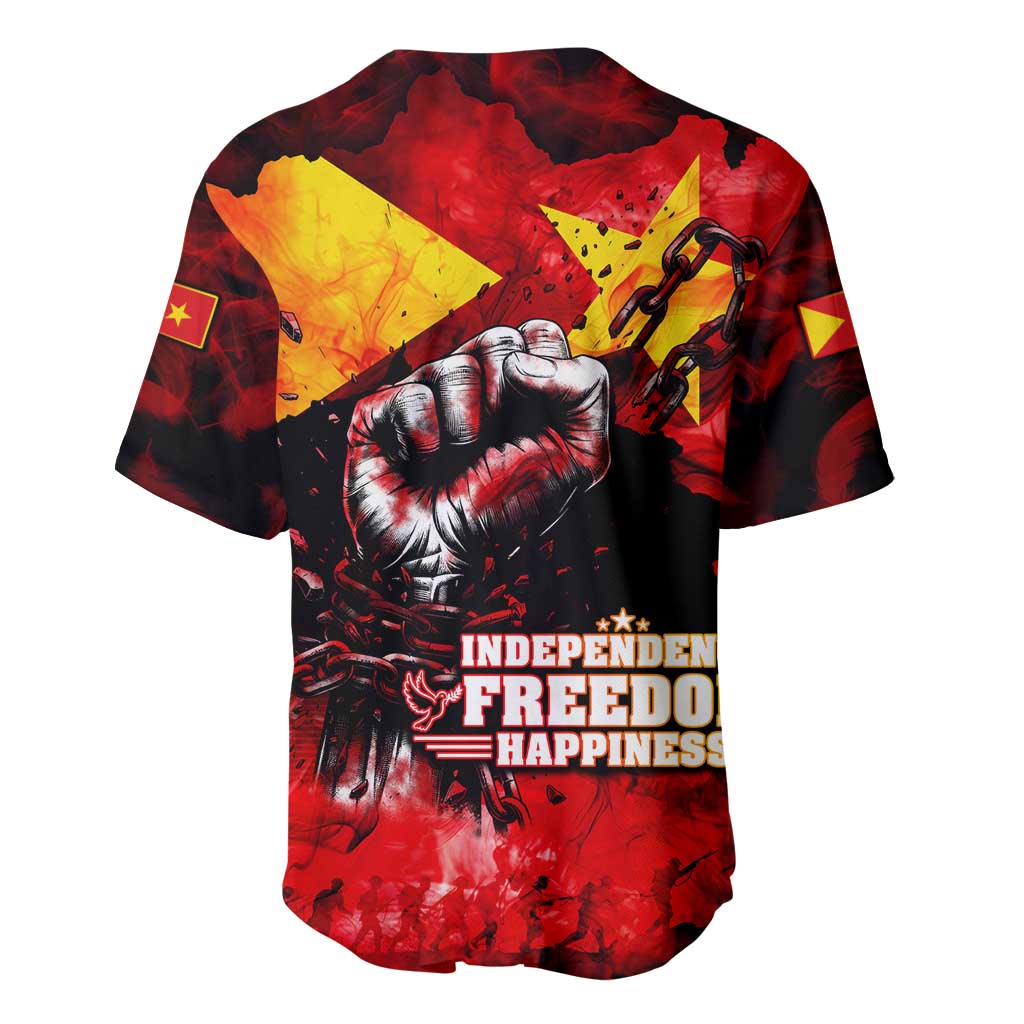 I Stand with Tigray Baseball Jersey Tigray Independence - Fist of Freedom