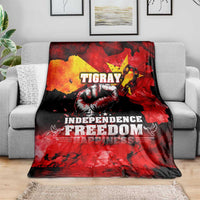I Stand with Tigray Blanket Tigray Independence - Fist of Freedom