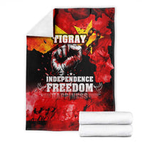 I Stand with Tigray Blanket Tigray Independence - Fist of Freedom
