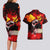 I Stand with Tigray Couples Matching Long Sleeve Bodycon Dress and Hawaiian Shirt Tigray Independence - Fist of Freedom