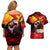 I Stand with Tigray Couples Matching Off Shoulder Short Dress and Hawaiian Shirt Tigray Independence - Fist of Freedom
