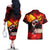 I Stand with Tigray Couples Matching Off The Shoulder Long Sleeve Dress and Hawaiian Shirt Tigray Independence - Fist of Freedom