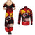 I Stand with Tigray Couples Matching Summer Maxi Dress and Long Sleeve Button Shirt Tigray Independence - Fist of Freedom