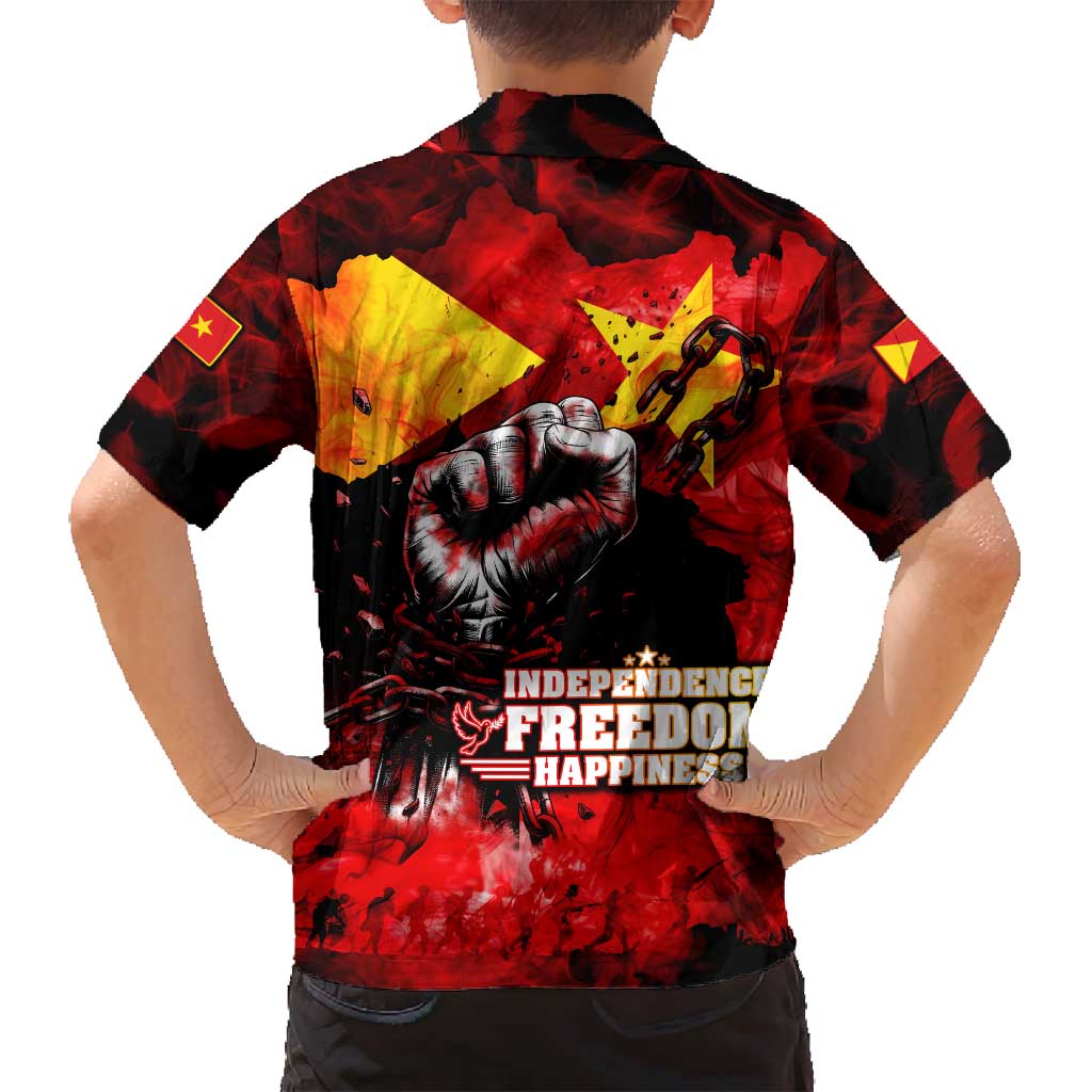 I Stand with Tigray Family Matching Long Sleeve Bodycon Dress and Hawaiian Shirt Tigray Independence - Fist of Freedom