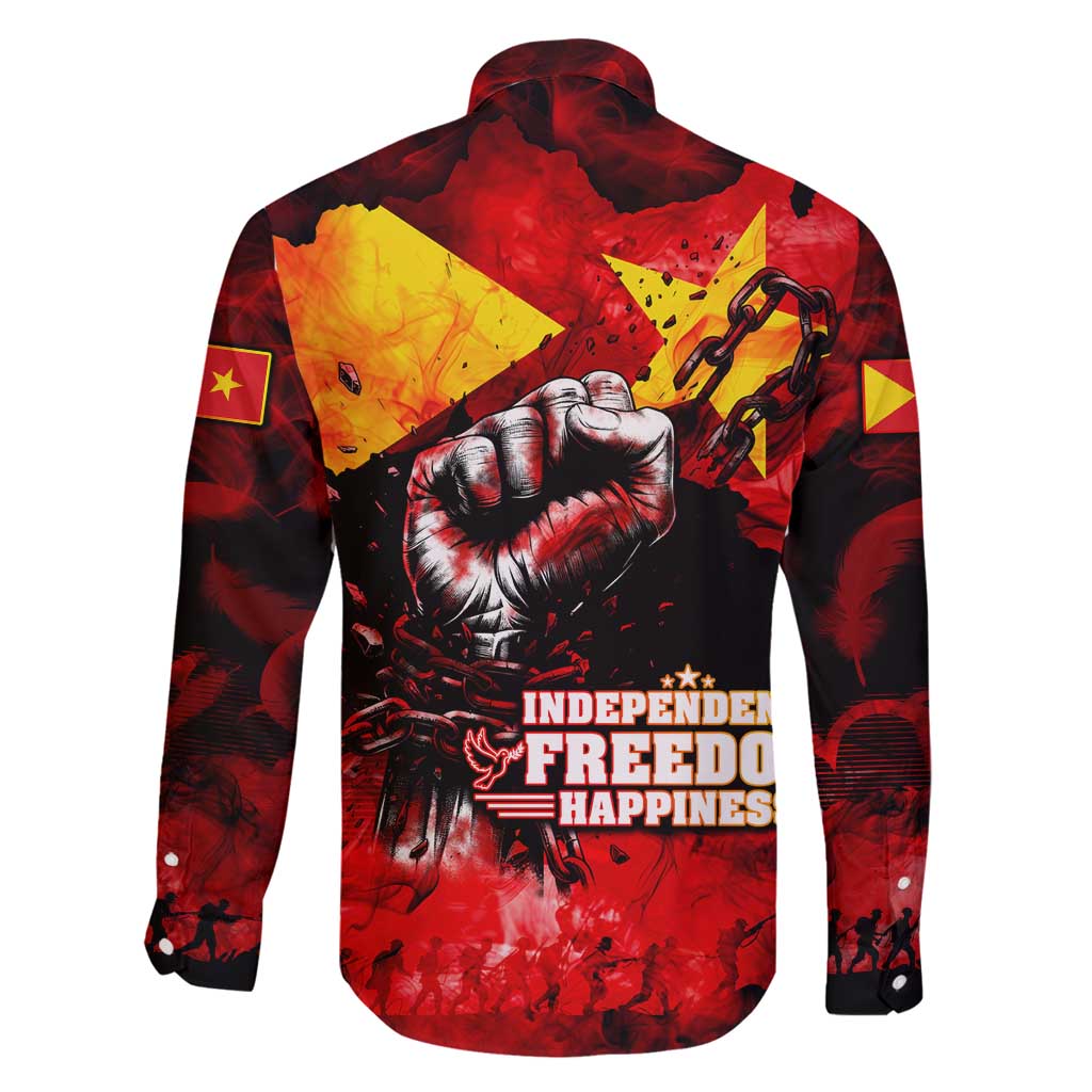I Stand with Tigray Family Matching Long Sleeve Bodycon Dress and Hawaiian Shirt Tigray Independence - Fist of Freedom
