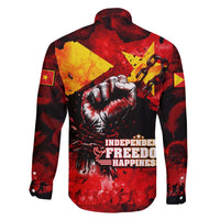I Stand with Tigray Family Matching Long Sleeve Bodycon Dress and Hawaiian Shirt Tigray Independence - Fist of Freedom