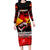 I Stand with Tigray Family Matching Long Sleeve Bodycon Dress and Hawaiian Shirt Tigray Independence - Fist of Freedom