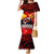 I Stand with Tigray Family Matching Mermaid Dress and Hawaiian Shirt Tigray Independence - Fist of Freedom