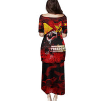 I Stand with Tigray Family Matching Puletasi and Hawaiian Shirt Tigray Independence - Fist of Freedom