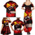 I Stand with Tigray Family Matching Summer Maxi Dress and Hawaiian Shirt Tigray Independence - Fist of Freedom