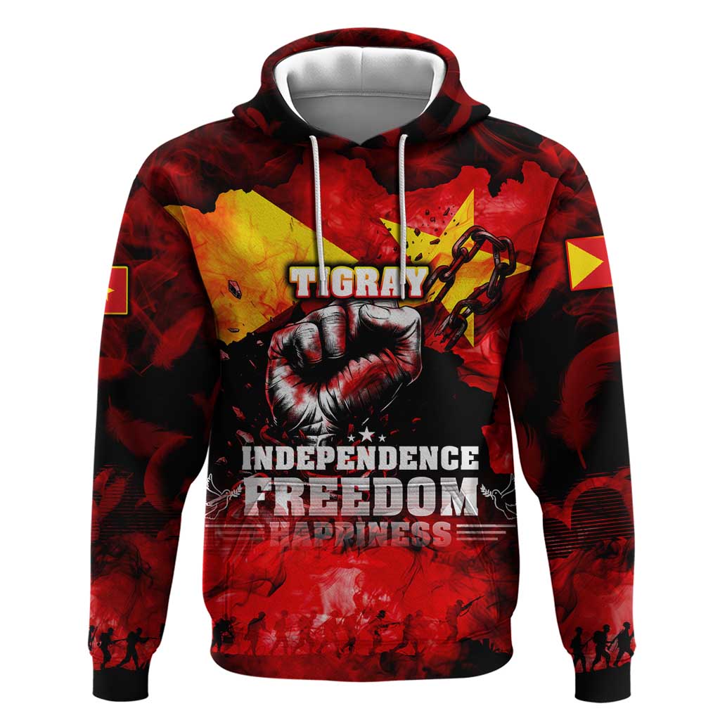 I Stand with Tigray Hoodie Tigray Independence - Fist of Freedom