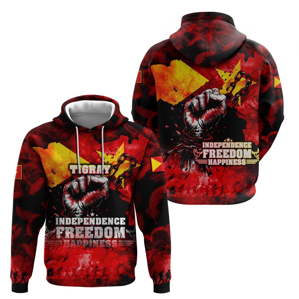 I Stand with Tigray Hoodie Tigray Independence - Fist of Freedom