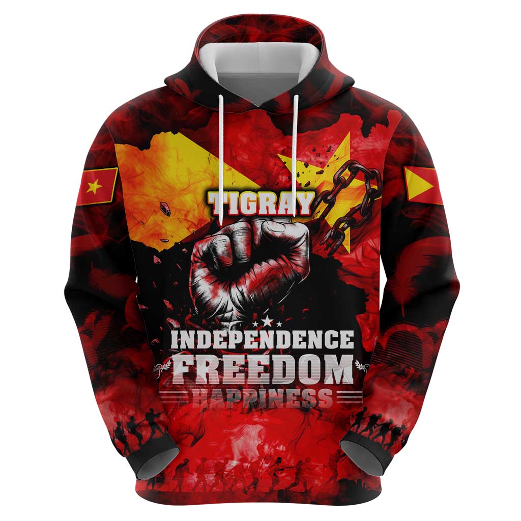 I Stand with Tigray Hoodie Tigray Independence - Fist of Freedom