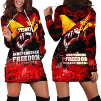 I Stand with Tigray Hoodie Dress Tigray Independence - Fist of Freedom