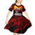 I Stand with Tigray Kid Short Sleeve Dress Tigray Independence - Fist of Freedom
