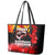 I Stand with Tigray Leather Tote Bag Tigray Independence - Fist of Freedom